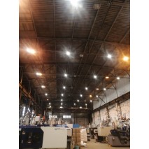 Освещение цеха молочного комбината "Лактализ"