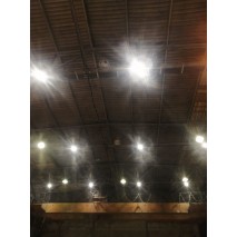 Освещение цеха молочного комбината "Лактализ"