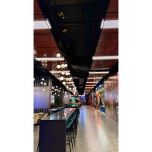 Освещение фуд-корта ТРК "Галерея" в г. Краснодаре