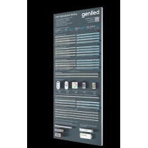 Светодиодная лента Geniled на демонстрационном стенде