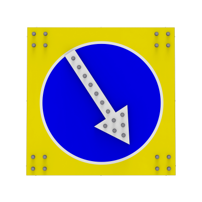 СДЗ 1.25-700-С4 12/24В (900х900х35 мм, 4 стробоскопа, треугольник 700мм, II т.р.)