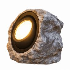 Уличный декоративный светильник-камень из смолы LED