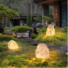 Уличный светильник-камень из смолы LED для ландшафта