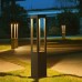 Уличный светильник-столб квадратный в минималистичном стиле LED