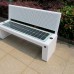 Умная садовая скамья на солнечной панели с USB-зарядкой