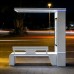 Умная городская скамья на солнечных батареях с Wi-Fi, LED-рекламным экраном и рабочей зоной