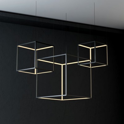 Дизайнерский светодиодный светильник Geniled Art Cube