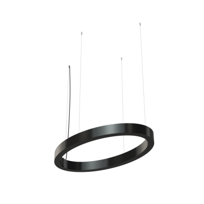 Светодиодный светильник Geniled Art Oval Line Uplight 400x200 h60 w50  90Ra Черный