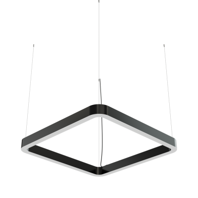 Светодиодный светильник Geniled Art Quadro Soft Line 400x400 h60 w50 30Вт 90Ra Черный