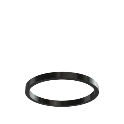 Светодиодный светильник Geniled Art Ring Uplight d400 h60 w50  90Ra Черный