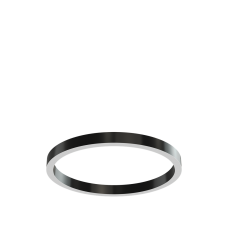 Светодиодный светильник Geniled Art Ring Uplight Downlight d1000 h60 w60  90Ra Черный