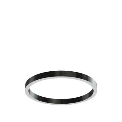 Светодиодный светильник Geniled Art Ring Uplight Downlight d400 h60 w50  90Ra Черный