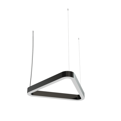Светодиодный светильник Geniled Art Trigon Soft Line 400x400x400 h60 w50  90Ra Черный