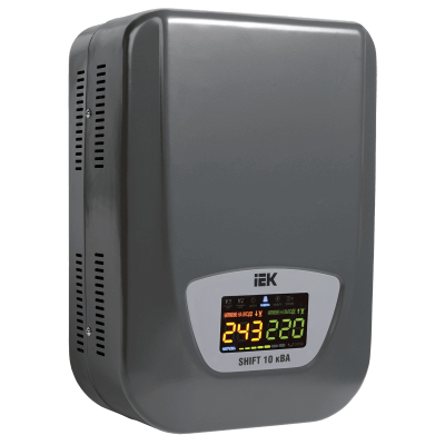 Стабилизатор напряжения настенный серии IEK Shift 10 кВА (Арт: IVS12-1-10000)