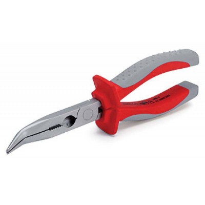 Длинногубцы изогнутые изолированные 200 мм до 1000В(КВТ) (Арт: 60473)