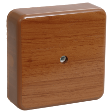 Коробка IEK КМ41212-05 распаячноя для о/п 75х75х20 мм дуб (с контактной группой) (Арт: UKO10-075-075-020-K24)