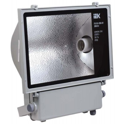 Прожектор ГО03-250-01  250Вт  Е40  серый симметричный IP65 IEK (Арт: LPHO03-250-01-K03)