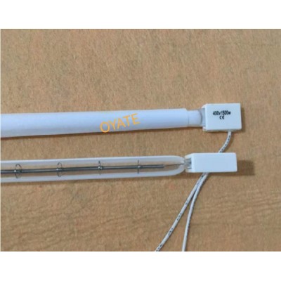 Двойные инфракрасные лампы с белым покрытием 355 мм 415 В 1500 Вт