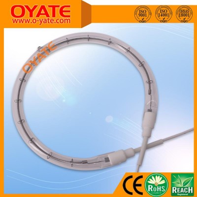 Полубелый 107MM 24V 168W круглый галогенный ИК-нагревательный элемент