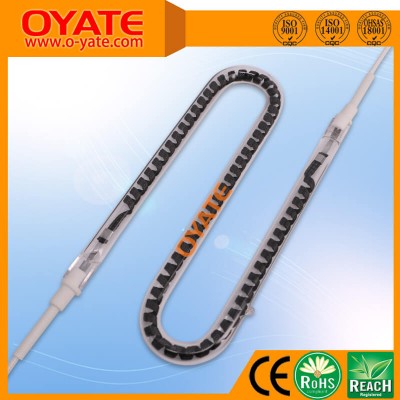 S-образная быстрая средневолновая инфракрасная нагревательная лампа КГТ 1200 Вт для текстильной сушилки