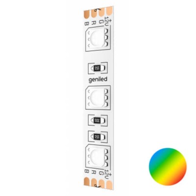 Светодиодная лента Geniled GL-60SMD5050 12В 14,4Вт/м 10x2000 RGB IP65
