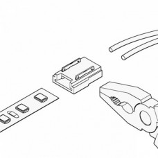 Универсальный набор прокалывающих коннекторов 2pin (5мм) д/подкл. и разных типов соед. ленты 8мм 4шт