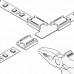 Универсальный набор прокалывающих коннекторов 2pin (7мм) д/подкл. и разных типов соед.ленты 10мм 4шт