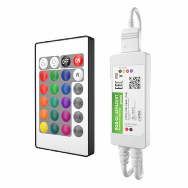 Bluetooth контроллер RGB Geniled GL-12V122BT с приложением Geniled ...