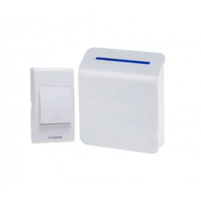 Звонок беспроводной полиф. 32 мелодии 150м бел. Космос