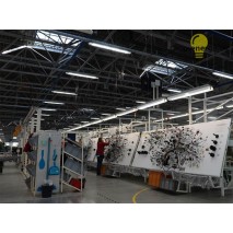 Освещение цеха ОАО «Радиоволна» в Гродно