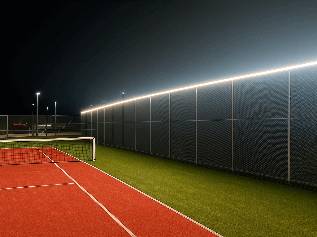 Светильники для теннисных кортов